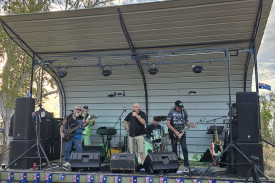 The show ends with a magical performance by The Last Stand band. Photo: Emilee Jones-Pritchard