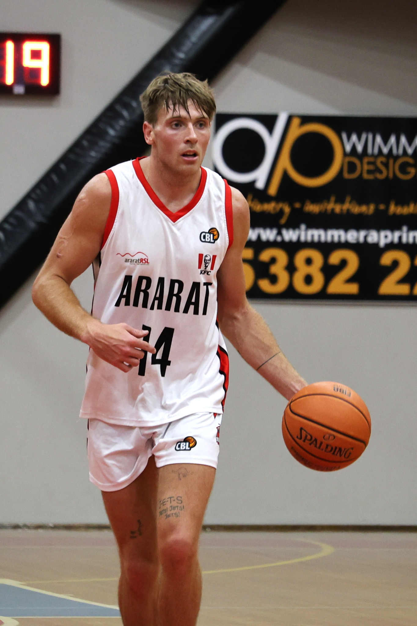 Redbacks Ethan Lindeblad scored 17 points. PHOTO: RAELENE JOHNSTON