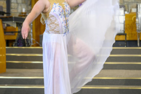 Lilly from Horsham Calisthenics also performs a solo during the concert.