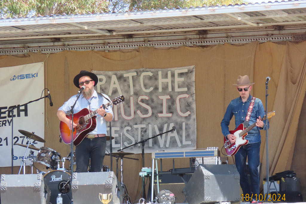 Jeremy Biggs performs at the music festival.