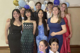 Back from left to right – Bailee, Liam, Cooper, Alissa, middle from left to right – Eh Ku, Plot, Messi, Taylor and front from left to right – Lilly and Eli.