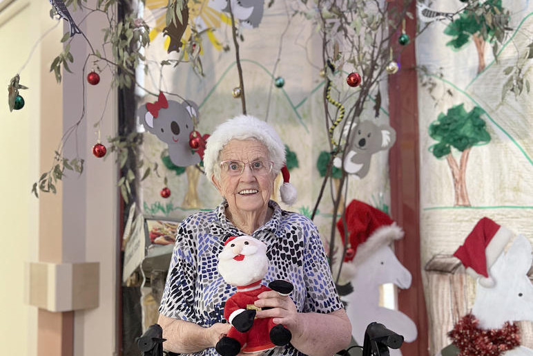 Kurrajong Lodge resident Hazel Exell is set to celebrate her 100th Christmas this year.