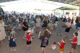 Many migrated to the dance floor from the good crowd (considering the heat of the night) during performances of kids dances to Christmas tunes.