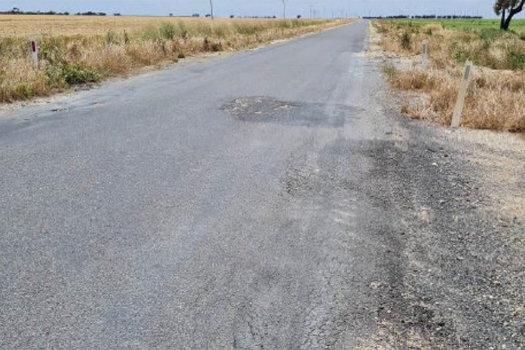 Dimboola-Minyip Road (pictured) and Lorquon-Netherby Road were damaged extensively by abnormal rainfall in 2022.