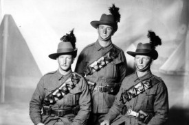 Three Crossley brothers fought in and survived World War I.