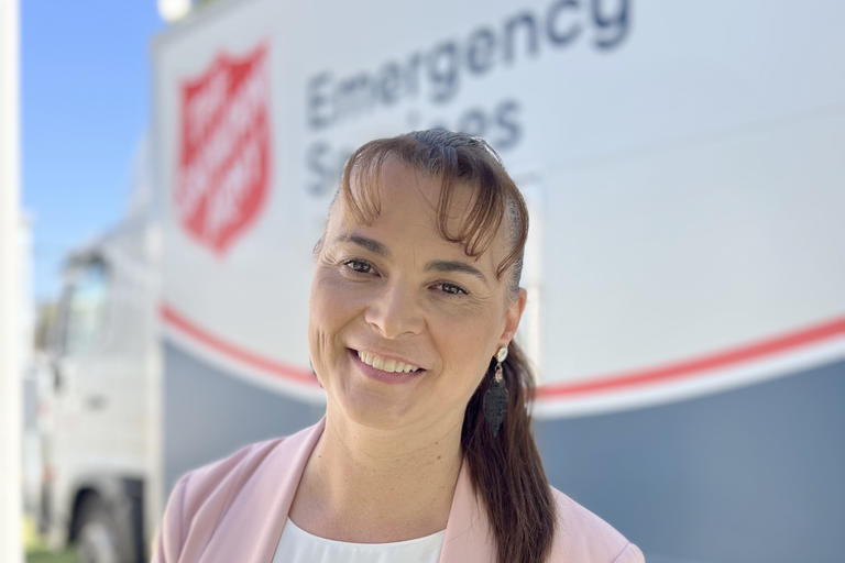 Hindmarsh Shire CEO Monica Revell and her two daughters spent Monday night at the emergency relief centre in Horsham while her husband fought the fire with the Dimboola CFA.