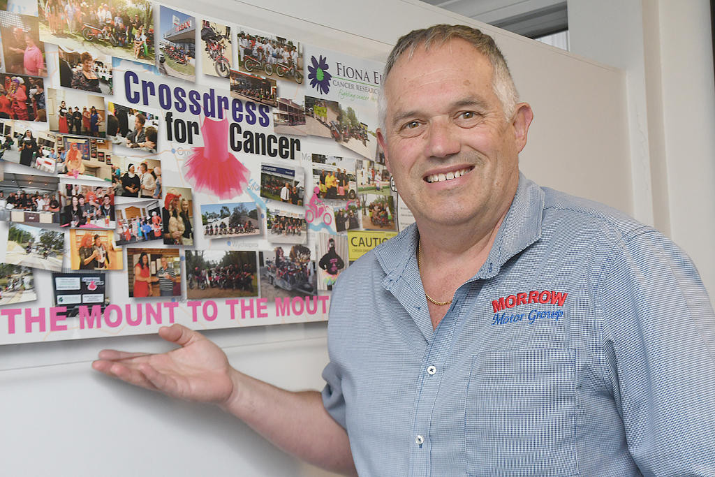 Gavin Morrow gears up for the 'Drive to Survive' tour, rallying the community to support cancer research. Photo: DAVID WARD