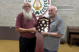 A presentation was also made to Noel Taylor, recipient of the Ken Smale award last year.