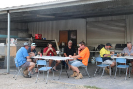 Young farmers of the Wimmera meet for an informal gathering to discuss the future of agriculture in the region. Photo: SHERYL LOWE