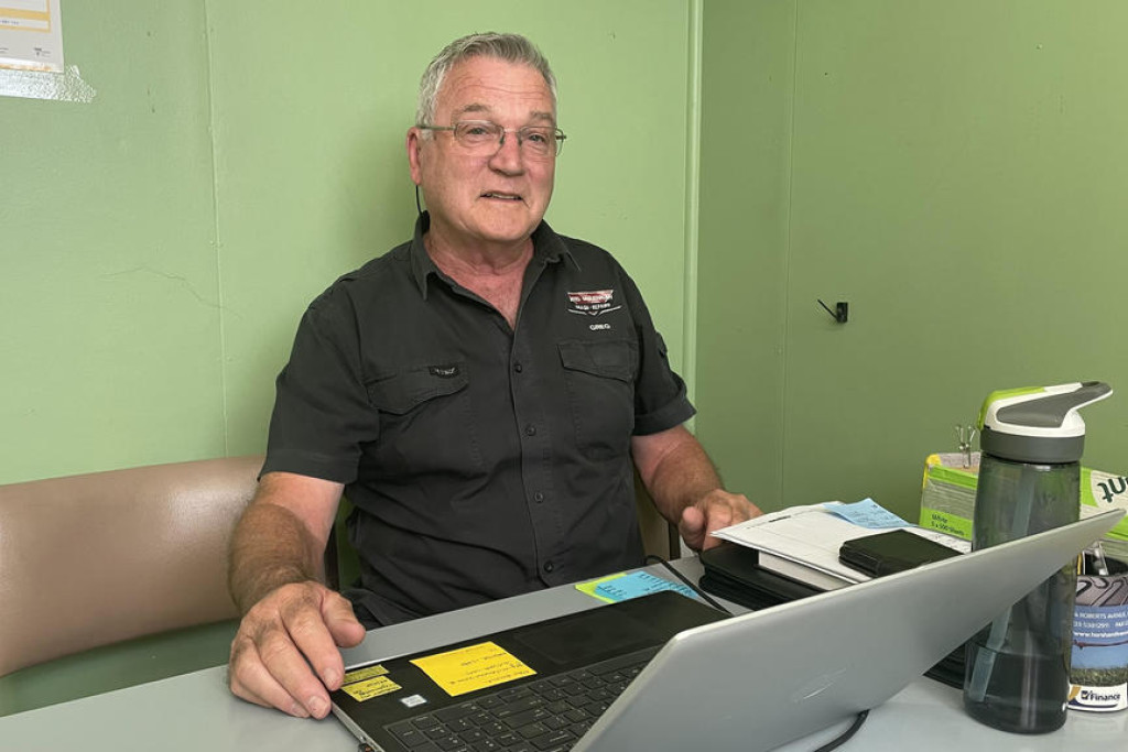 Decades in the crash repair business comes to an end for Horsham's Greg McLennan. Photo: SHERYL LOWE