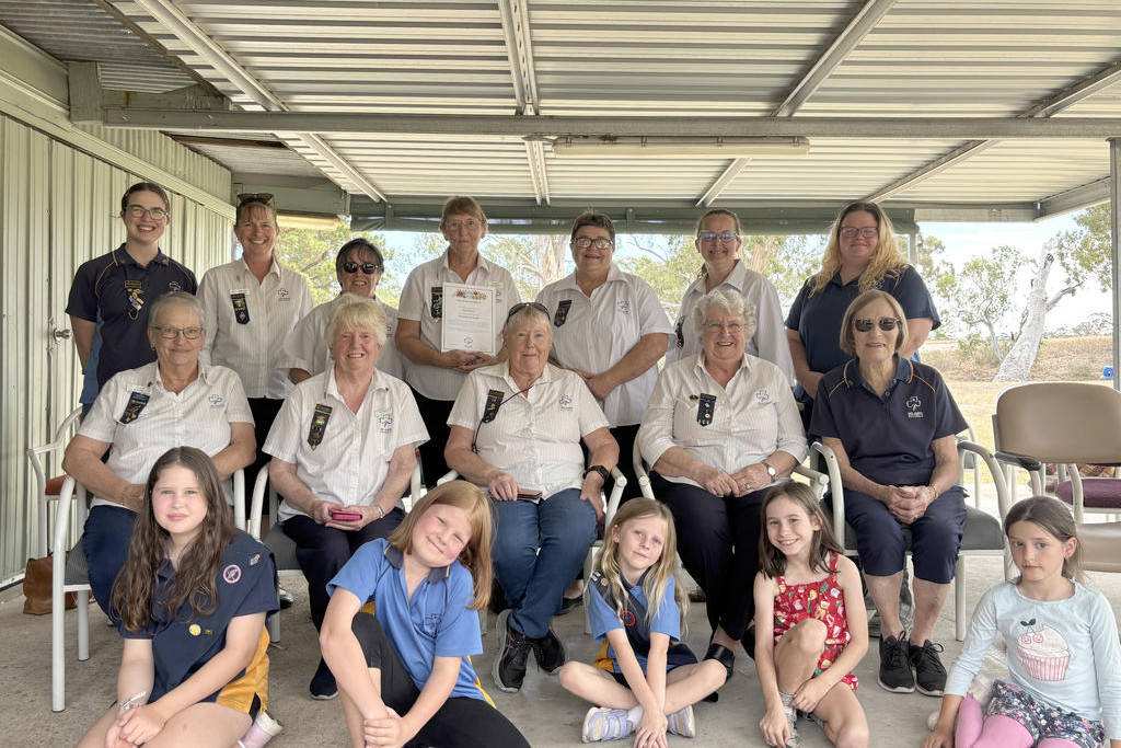 Past and present Wimmera region Girl Guides celebrated Janet Pilmore's achievement on Saturday at the Arura campsite in Dimboola.