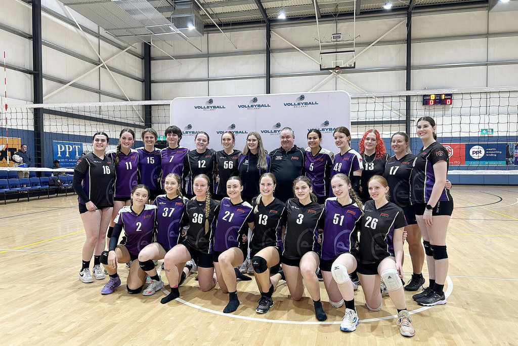 Volleyball Horsham members Laelah Robertson, Sophie Quick, Paige Hemley and Tamikah Dockrill enjoyed success with Phantoms at the annual Volleyball Ballarat Skins tournament.