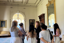 Youth councillors were lucky enough to have a tour around Government House with Her Excellency Professor the Honourable Margaret Gardner AC.