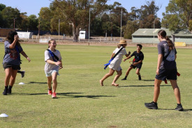 Playing Tag, and the council’s staff member Nan Da San joined in.