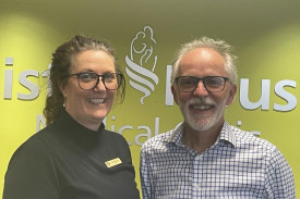 Dr David and Amanda Wilson have handed over the reins of Lister House Medical Clinic to new owners as of Monday, April 7 2025. Photo: SHERYL LOWE