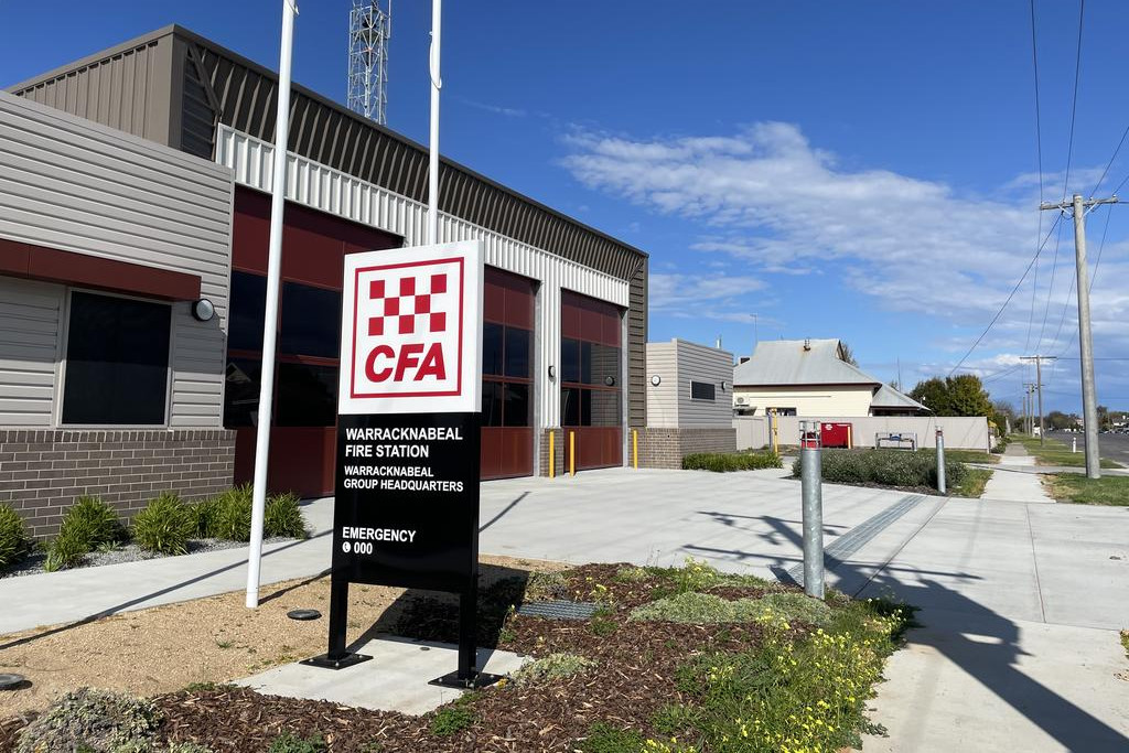 Warracknabeal Fire Station in Jamouneau Street.