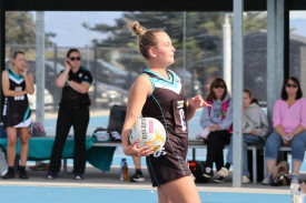 Swift’s Kathryn Boag in action.