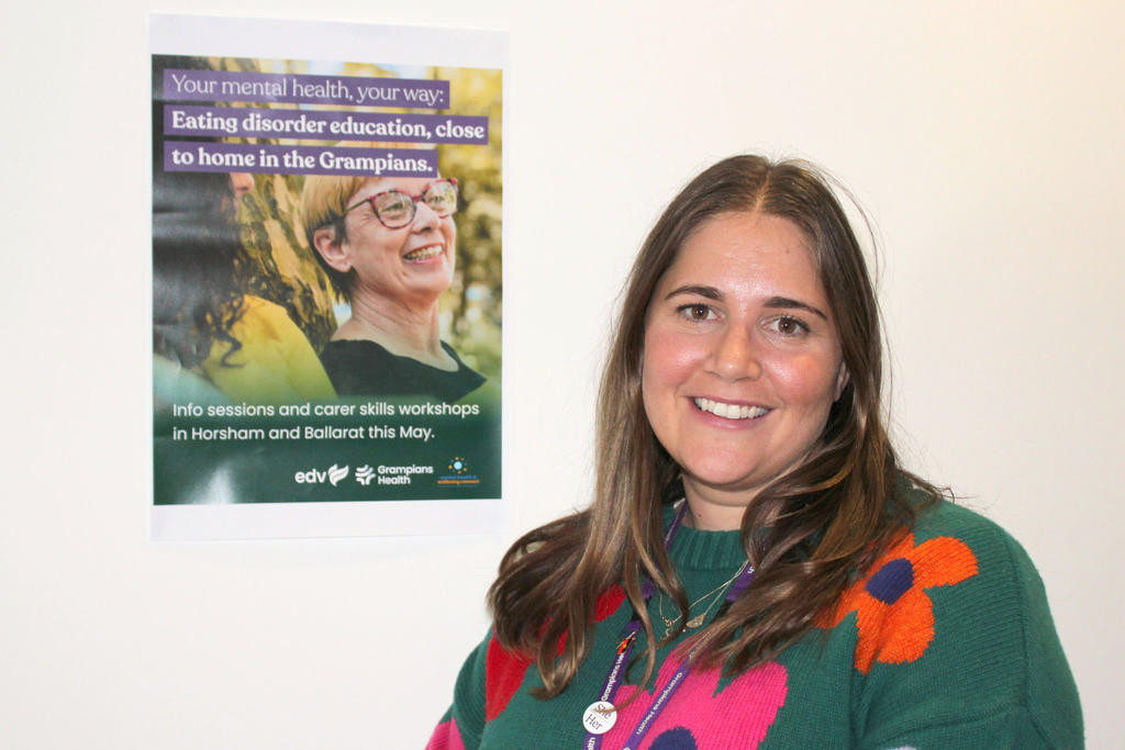 Grampians Health Eating Disorder Clinical Nurse Consultant, Stacey English.