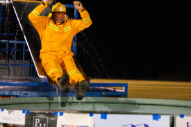 Rod Lawson about to get the big freeze