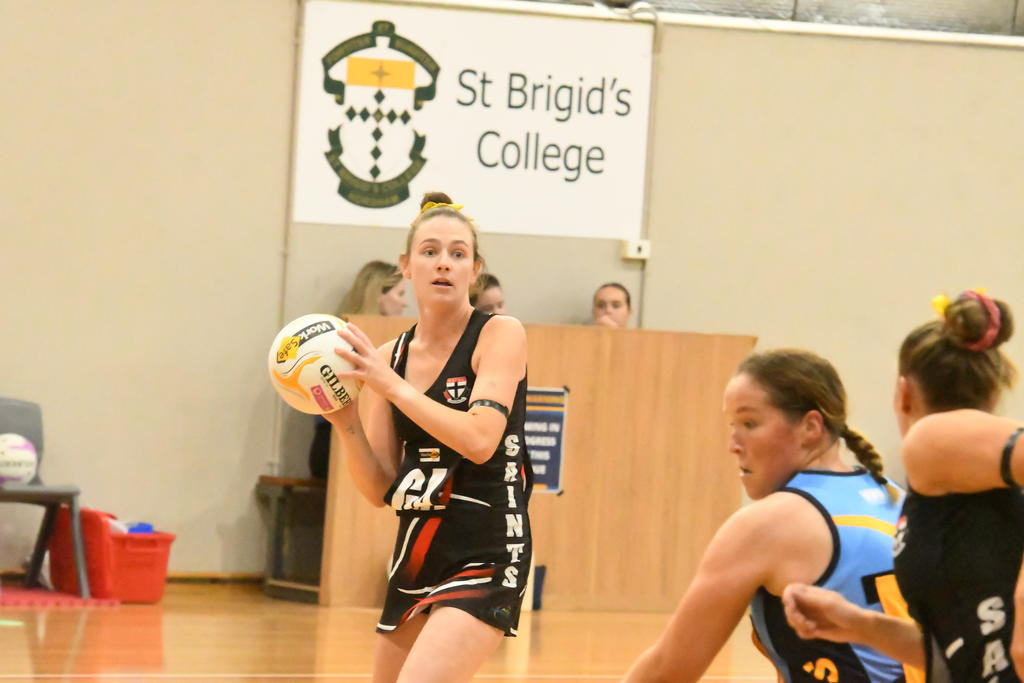 Saint's Abby Hallam scored 11 goals in the last game against Demons.