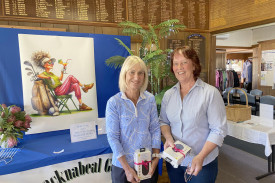 Warrack Timber & Hardware net winners Wendy Hewitt and Sharon Howden.