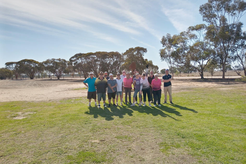 The field is ready for action in round one of the Jeparit Golf Club championships.