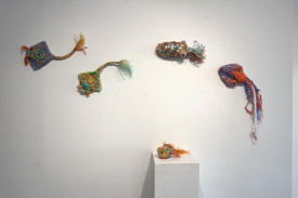 Jojo Spook’s artwork in the ‘Tide’s Bounty’ exhibition in Rainbow will officially open this Friday. Ms Spook has held over 50 solo shows and been selected for various exhibitions and art prizes nationwide.
