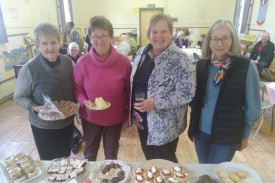 Feast of food during last year’s event.