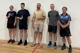 Winners of the divisions and plates included three Horsham players.