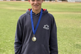 16-18 age group champion Ryder Gould.