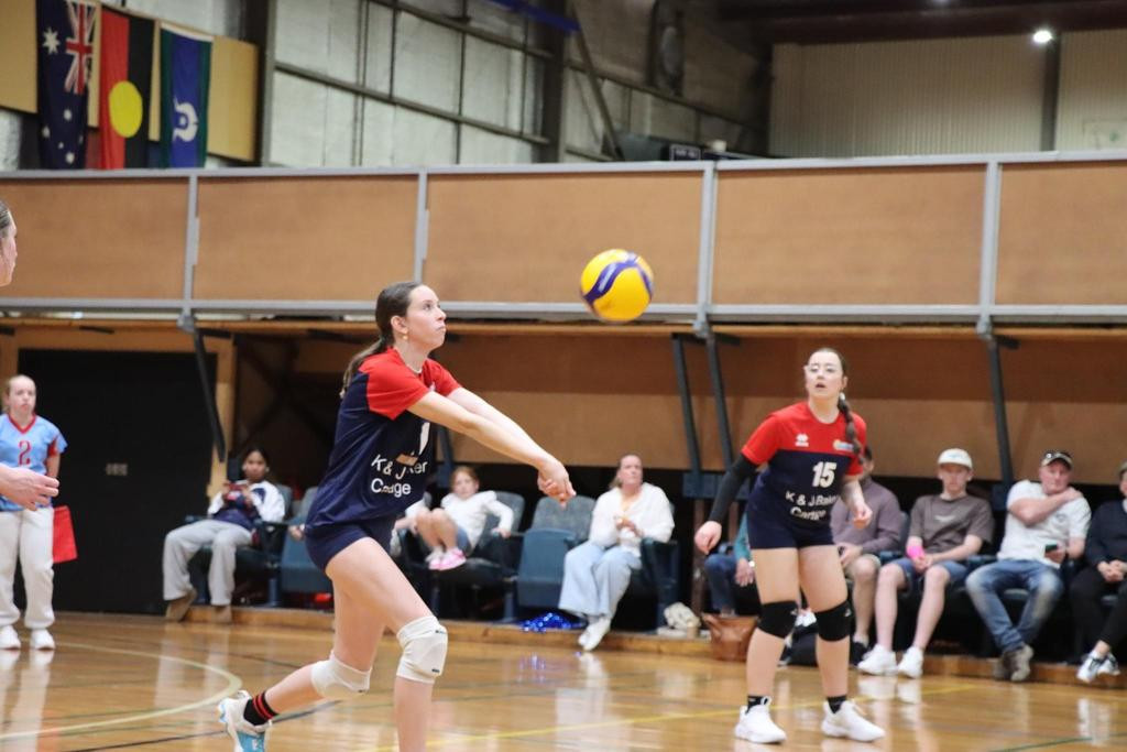 Ilze Van Zyl is in good form for her WLC Thorns team in Volleyball Horsham's women's A grade competition and will be looking forward to leading her side to an upset win over Emily Hannan's Tsunami in round eight.