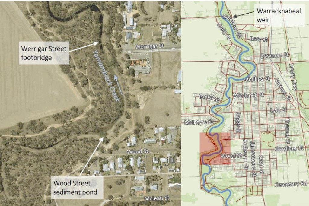 Locations of where works will be undertaken. Photo: YARRIAMBIACK SHIRE COUNCIL