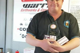 Grampians Field and Game High Gun winner Kelvyn Ball.