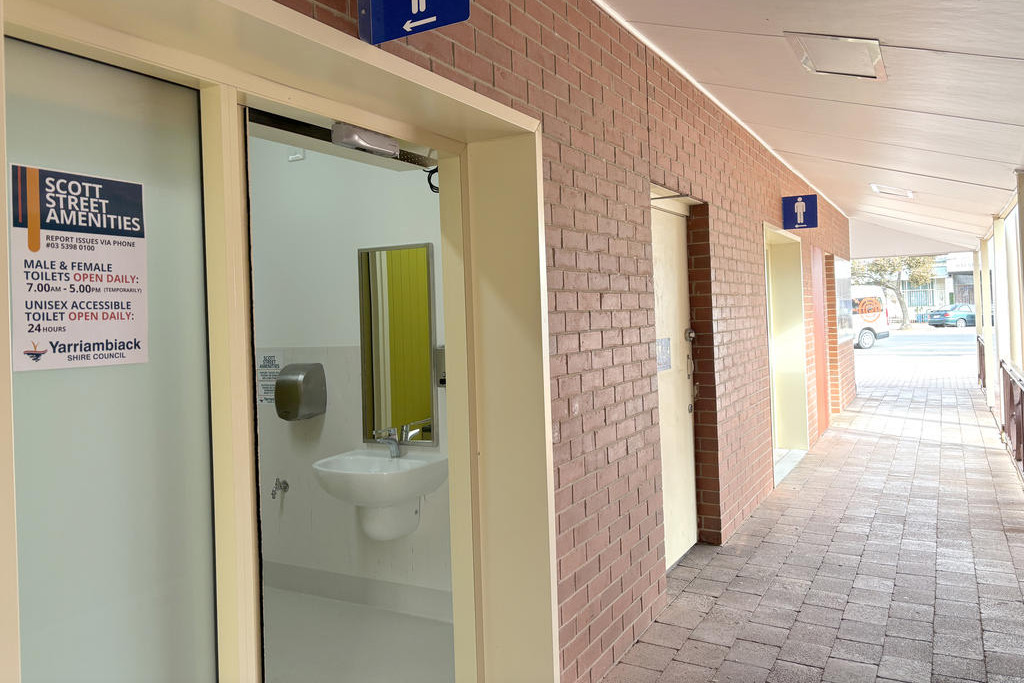 The Scott Street amenities block is now open for use after months of refurbishments.