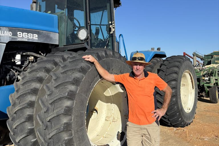 Watchem farmer Chris Colbert welcomes the cap on the new levy for farmers but says it is not enough. Photo: SHERYL LOWE