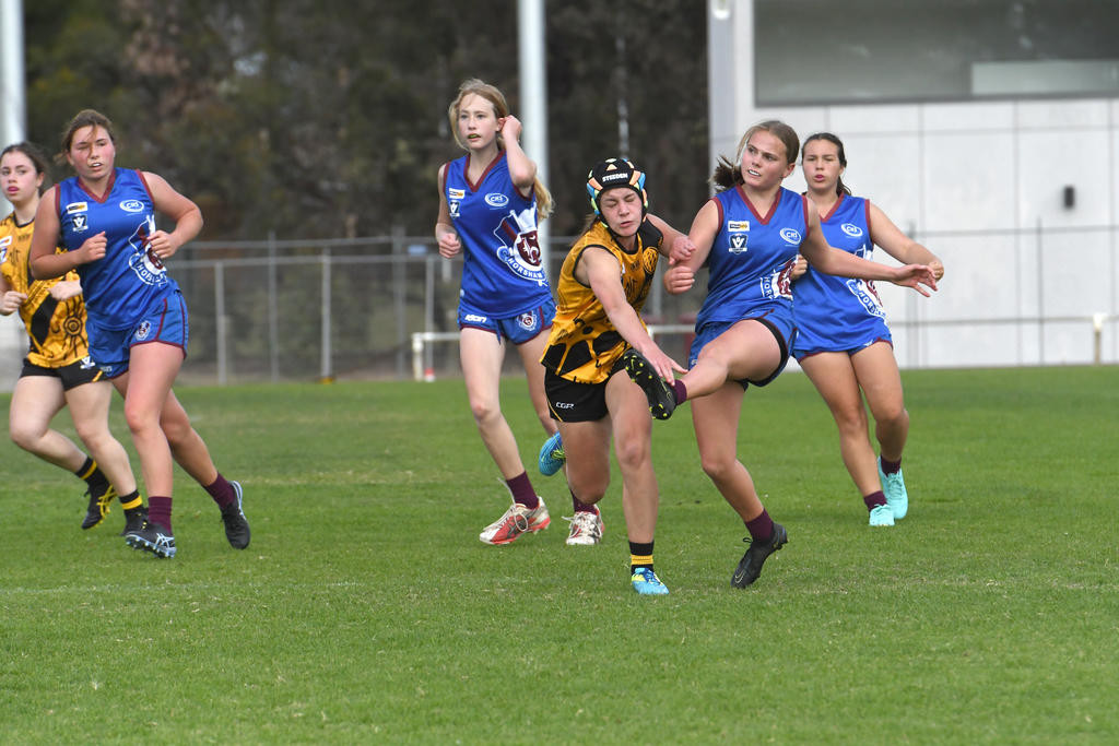 Lara Purchase playing for Horsham Demons.