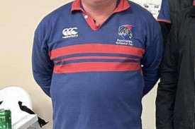 Ruwy proudly wearing the Rupanyup club jersey.