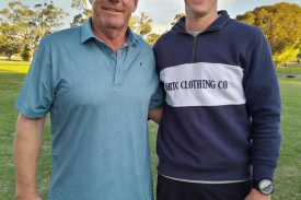 Men’s winners Greg and Dan McKenzie.