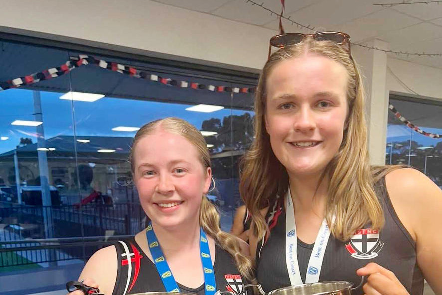 Sisters Jaclyn and Jorja Clode.