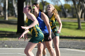 Dimboola’s Maddi Marra and Nicole Polycarpou scored 31 goals each for Dimboola.