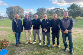 At Minyip the day’s winners were Dexter Schilling and Neil Kerber (Horsham), Graham Puckle and Norrie Poulton (Hopetoun), and Roger Perris and Rob Exell (Moor Park).