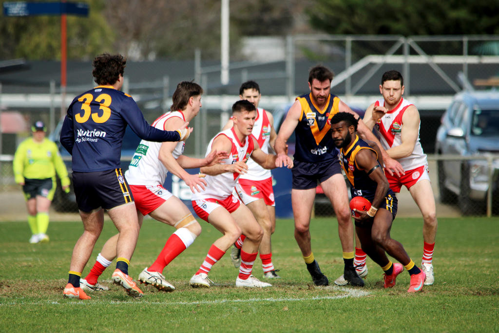 Ararat sweep the regular season. The ladder leaders proved too strong for Nhill, sealing an undefeated home-and-away run with a 56-point win.