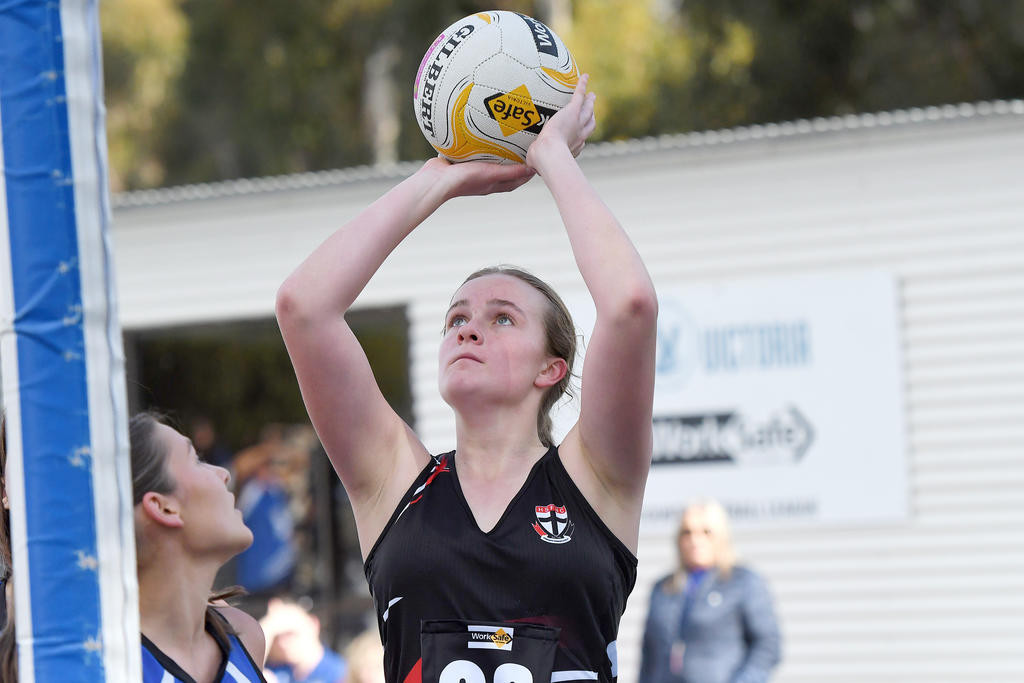 Jorja Clode has been a shining light for the Horsham Saints, scoring 626 goals this season from 14 games.