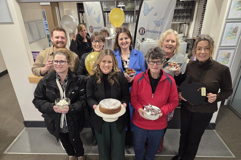 The Horsham College Chaplaincy Committee Annette Smith (back left), Jennie Emmerson, Caleb McLauglin (middle left), Janet Johnson, Louise Amor, Genni Smith, Karen James (front left), Leisa Wearn, Helen Hynes and Faye Shaw.