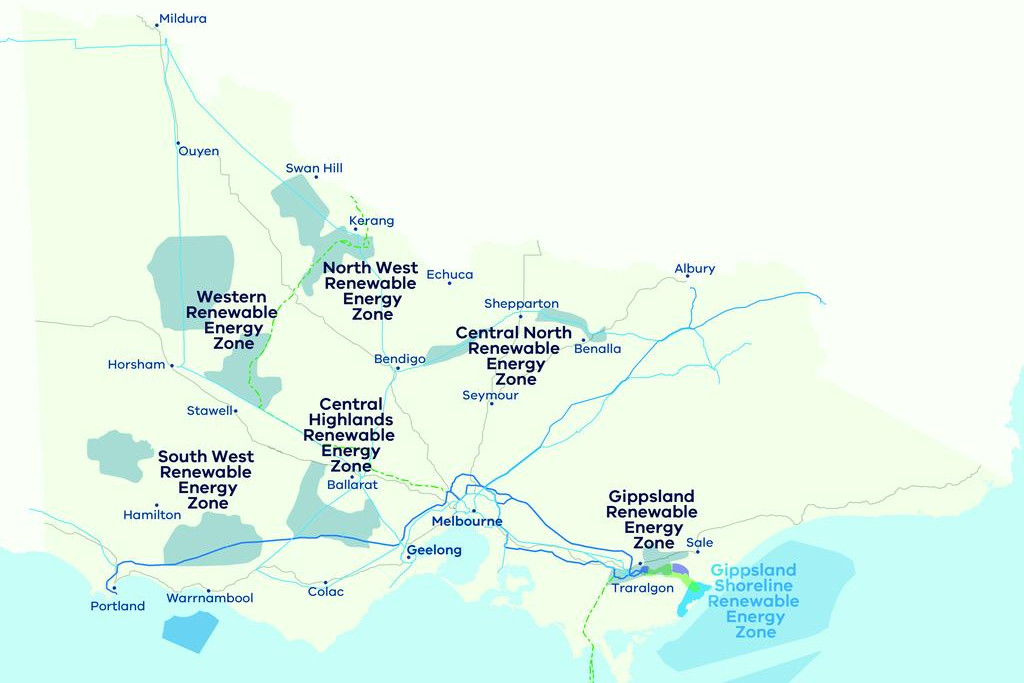Weekend release of extended REZ for Victoria