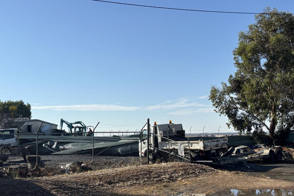 Reduced to a pile of mangled metal after failing earlier this year, a replacement for the Nhill water tank is expected to begin construction before summer.