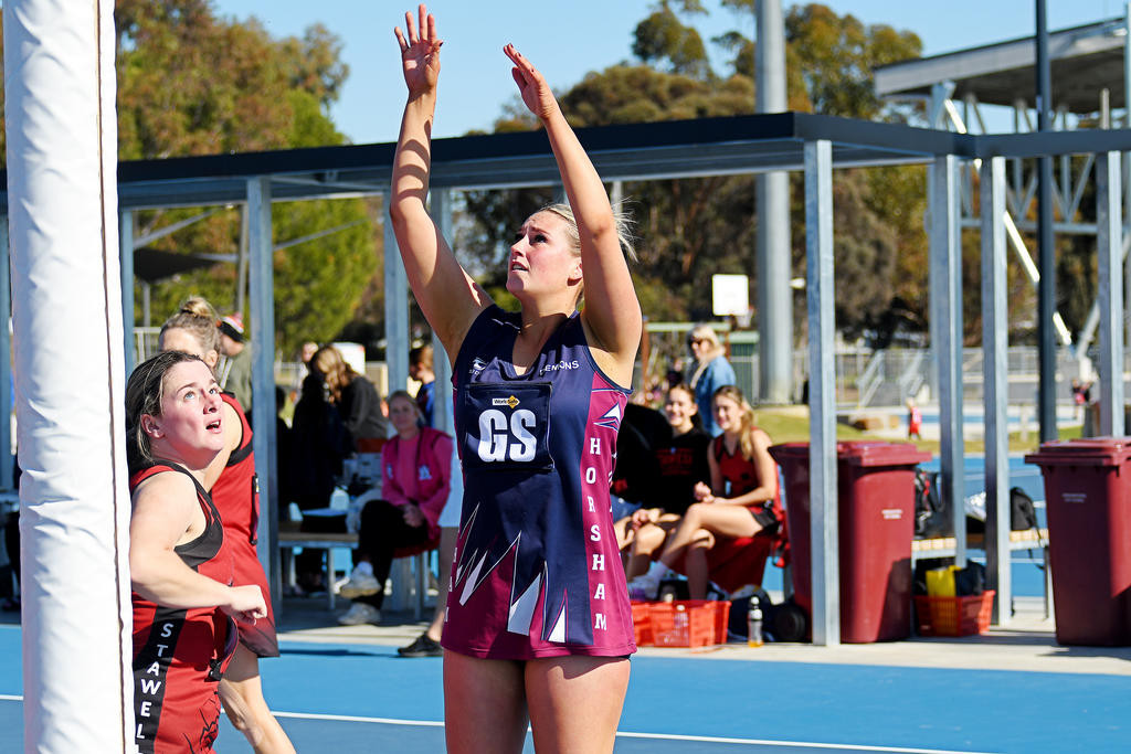 Imogen Worthy was a standout for Horsham in round 15, scoring 51 goals.