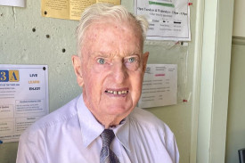 Merv Schneider celebrated his 100th birthday in July with celebrations in Nhill and Horsham