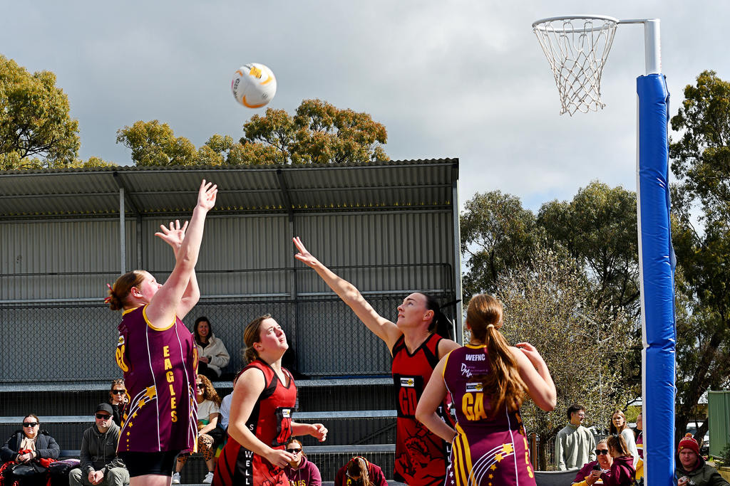 Amber O'Connor stood tall for the Warrack Eagles, scoring 45 goals in a 61-28 victory against Stawell.