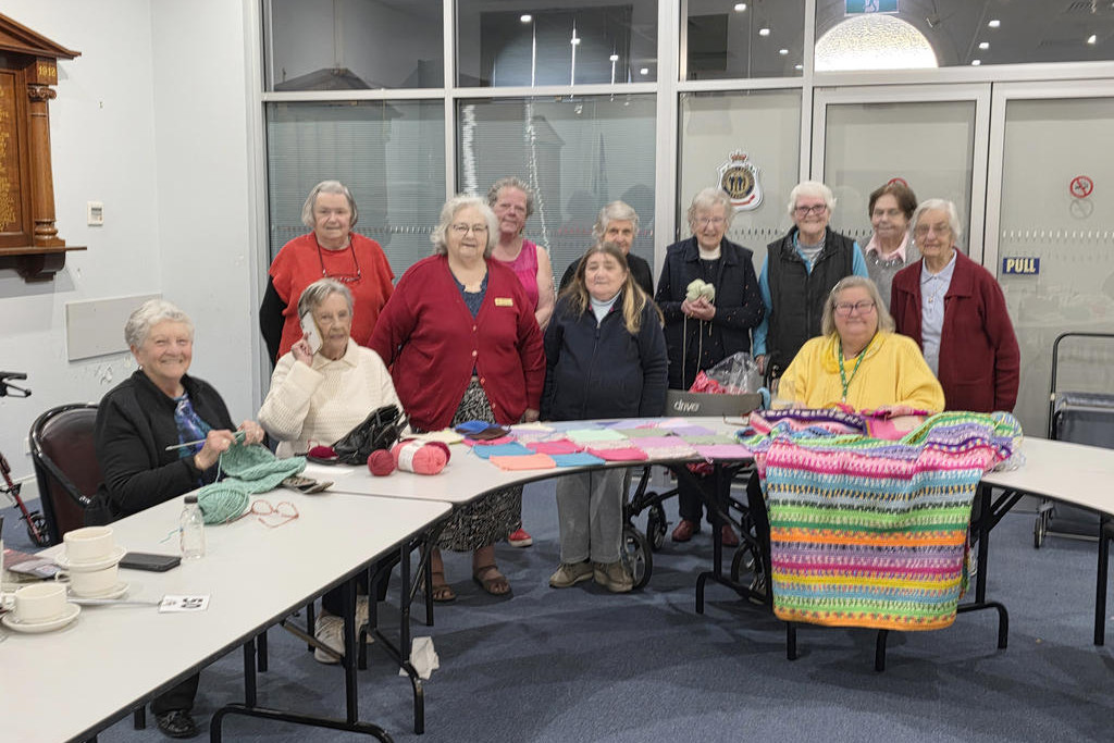 Horsham's Knit and Natter heroes keeping hearts and hands warm.